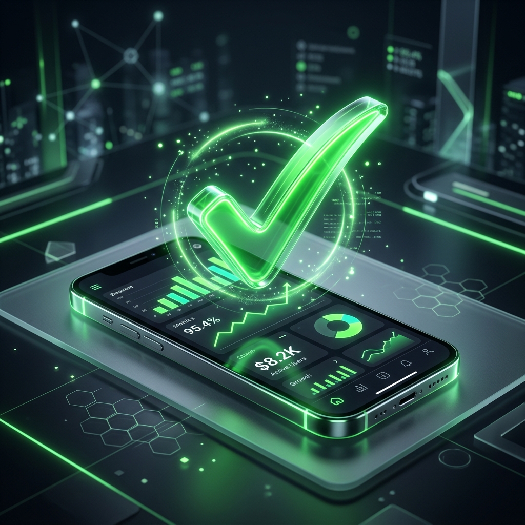 Meta Business Verification Success Illustration